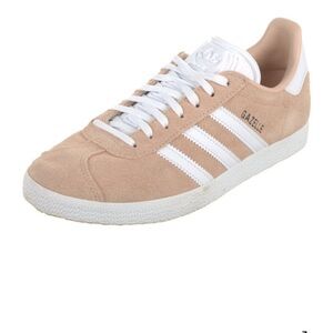 Adidas Gazelle Tan and White Women's Sneakers